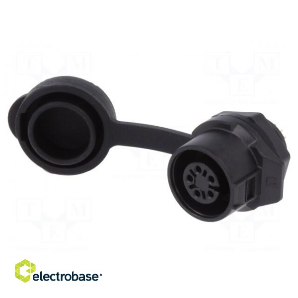 Connector: circular | socket | size 12 | 02 | female | PIN: 5 | for latch image 1