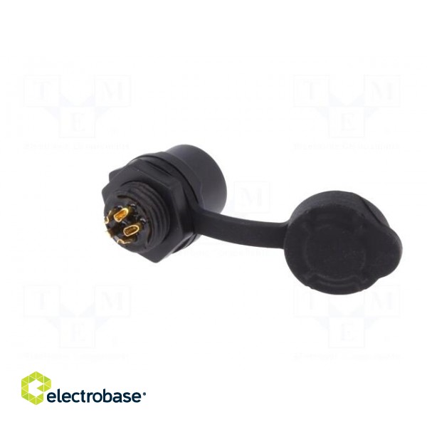 Connector: circular | socket | size 12 | 02 | female | PIN: 5 | for latch image 6