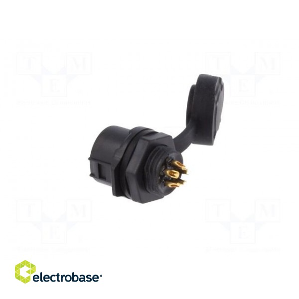 Socket | Connector: circular | size 12 | 02 | female | PIN: 5 | for latch image 4
