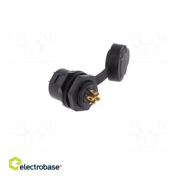 Socket | Connector: circular | size 12 | 02 | female | PIN: 6 | for latch image 4