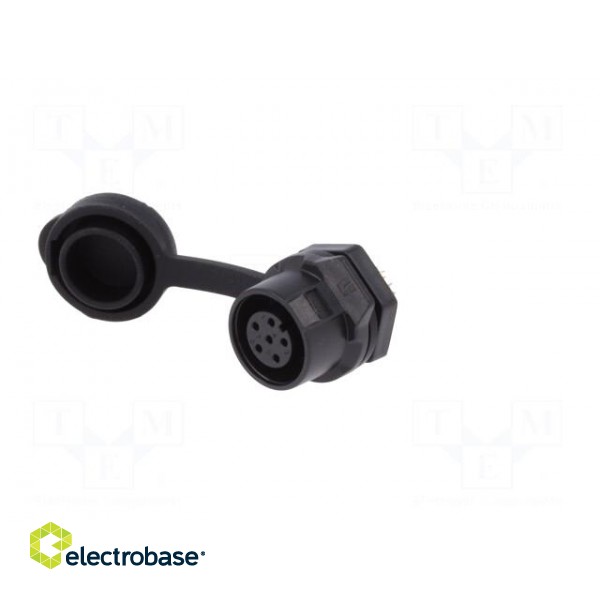 Socket | Connector: circular | size 12 | 02 | female | PIN: 6 | for latch image 2