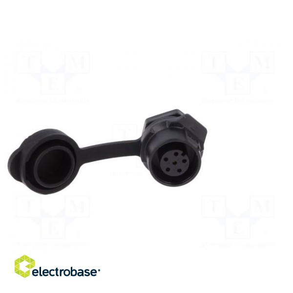 Socket | Connector: circular | size 12 | 02 | female | PIN: 6 | for latch image 9