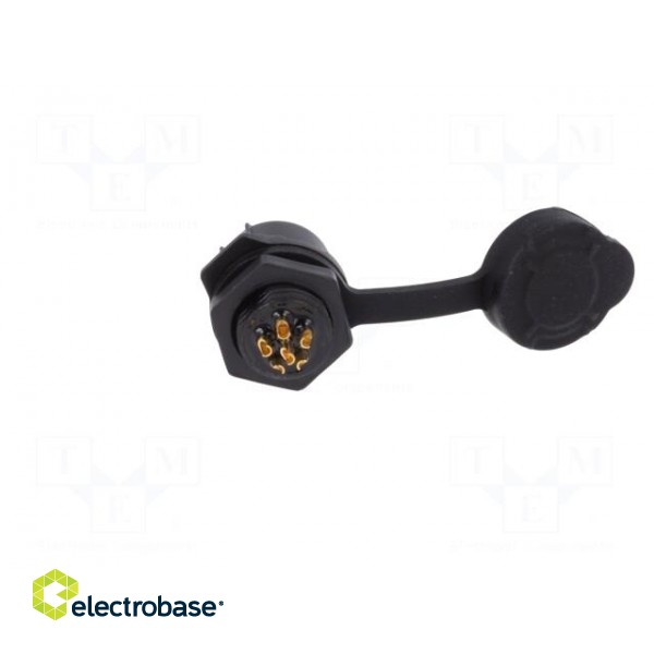 Socket | Connector: circular | size 12 | 02 | female | PIN: 6 | for latch image 5