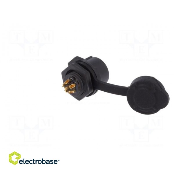 Socket | Connector: circular | size 12 | 02 | female | PIN: 6 | for latch image 6