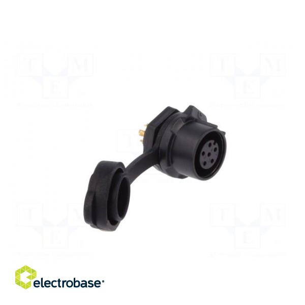 Socket | Connector: circular | size 12 | 02 | female | PIN: 6 | for latch image 8