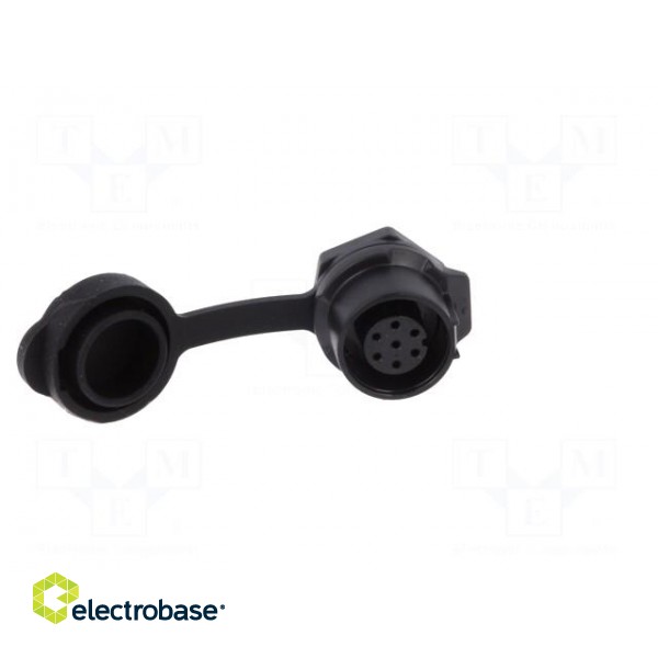 Connector: circular | socket | size 12 | 02 | female | PIN: 7 | for latch image 9