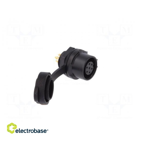 Connector: circular | socket | size 12 | 02 | female | PIN: 7 | for latch image 8
