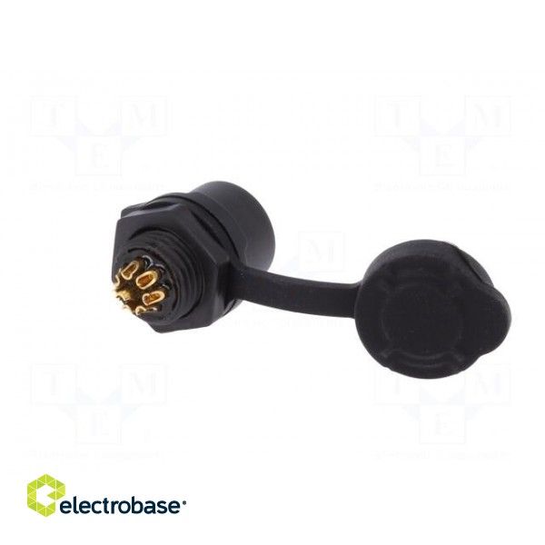 Socket | Connector: circular | size 12 | 02 | female | PIN: 8 | for latch image 6