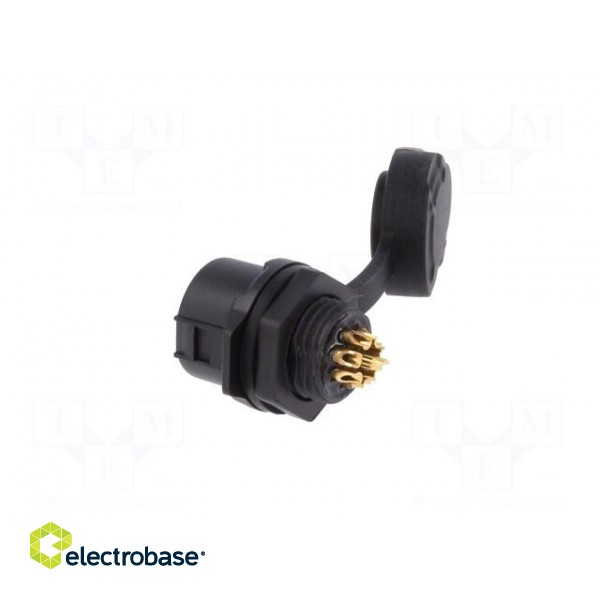 Socket | Connector: circular | size 12 | 02 | female | PIN: 8 | for latch image 4