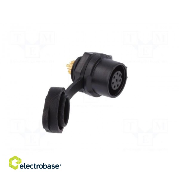 Socket | Connector: circular | size 12 | 02 | female | PIN: 8 | for latch image 8
