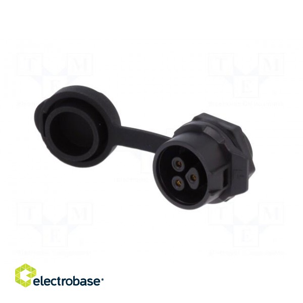 Connector: circular | socket | size 16 | 02 | female | PIN: 3 | for latch image 2