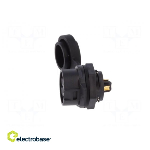 Connector: circular | socket | size 16 | 02 | female | PIN: 3 | for latch image 3