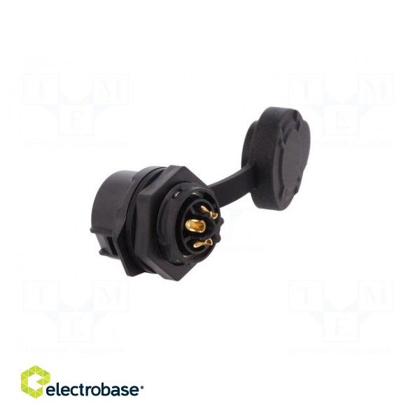 Socket | Connector: circular | size 16 | 02 | female | PIN: 4 | for latch фото 4