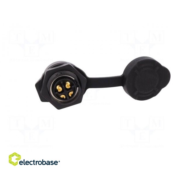 Socket | Connector: circular | size 16 | 02 | female | PIN: 4 | for latch фото 5