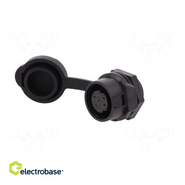 Connector: circular | socket | size 16 | 02 | female | PIN: 7 | for latch image 2