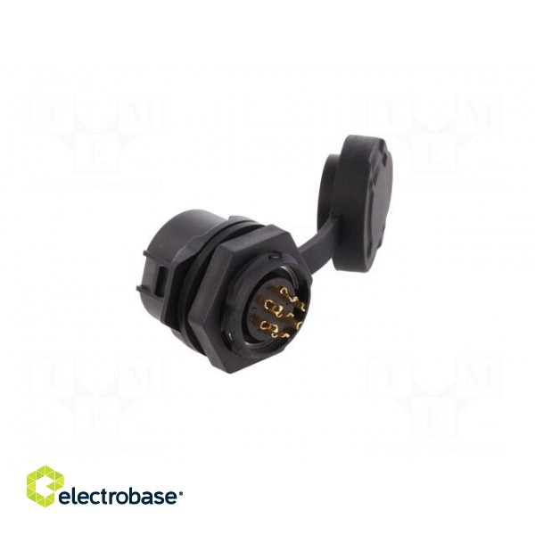 Connector: circular | socket | size 16 | 02 | female | PIN: 7 | for latch image 4