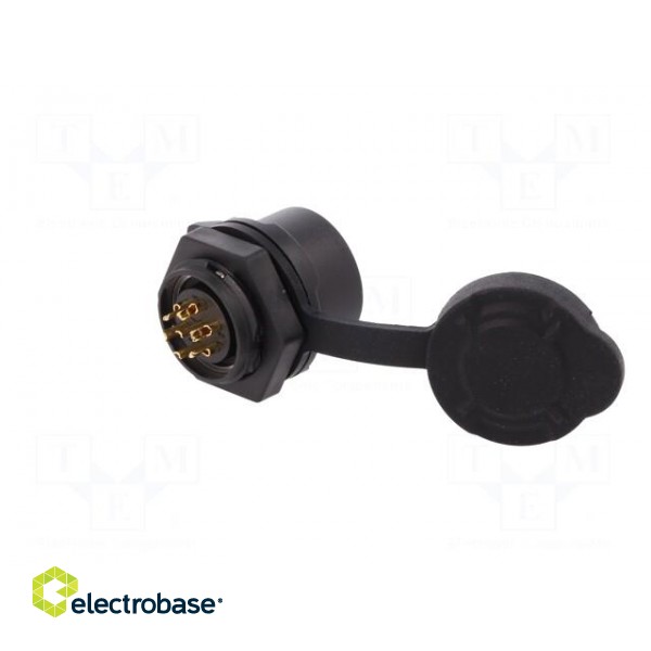 Connector: circular | socket | size 16 | 02 | female | PIN: 7 | for latch image 6