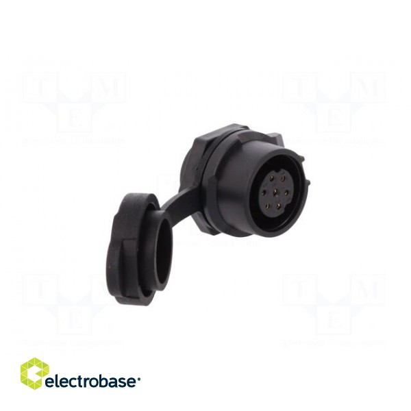 Connector: circular | socket | size 16 | 02 | female | PIN: 7 | for latch image 8