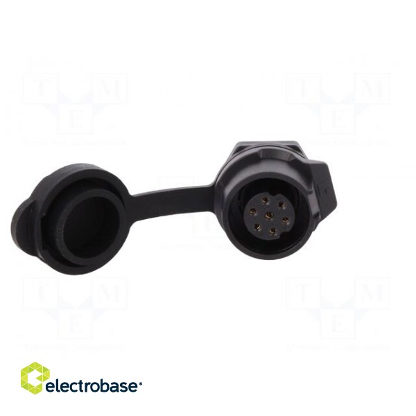 Connector: circular | socket | size 16 | 02 | female | PIN: 7 | for latch image 9