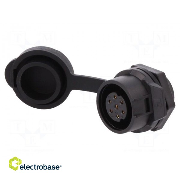 Socket | Connector: circular | size 16 | 02 | female | PIN: 7 | for latch paveikslėlis 1