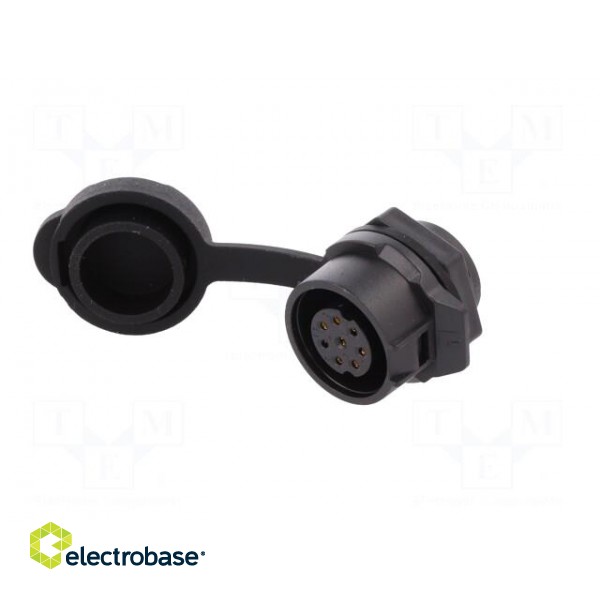 Socket | Connector: circular | size 16 | 02 | female | PIN: 8 | for latch paveikslėlis 2
