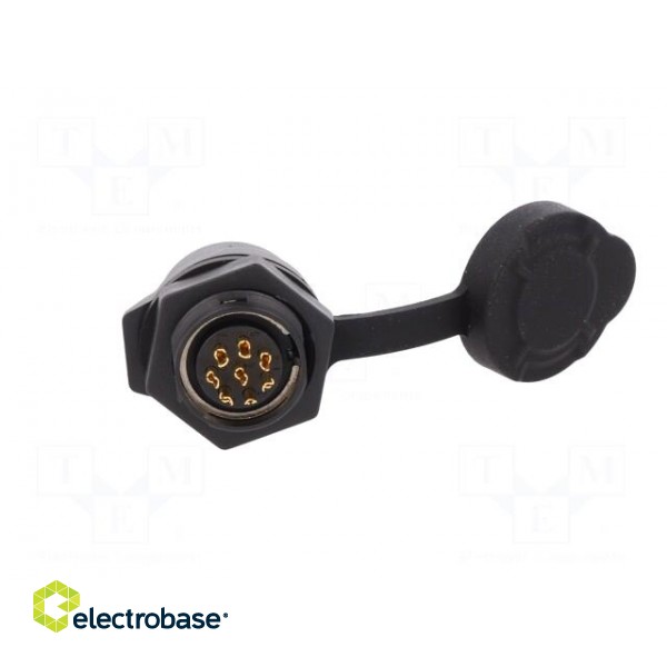 Connector: circular | socket | size 16 | 02 | female | PIN: 8 | for latch image 5
