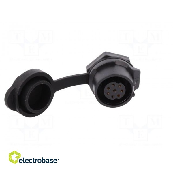 Socket | Connector: circular | size 16 | 02 | female | PIN: 8 | for latch paveikslėlis 9