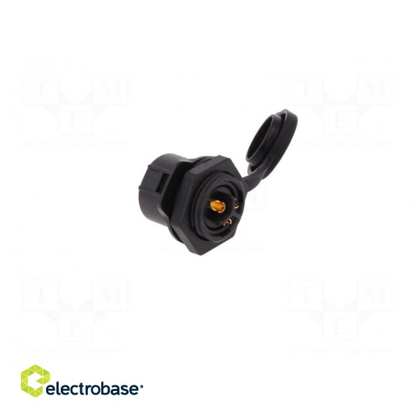 Socket | Connector: circular | size 20 | 02 | female | PIN: 3 | for latch image 4