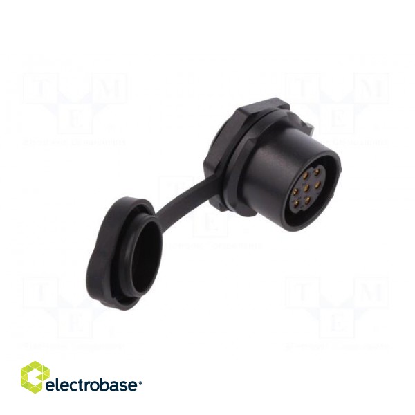Socket | Connector: circular | size 20 | 02 | female | PIN: 7 | for latch image 8