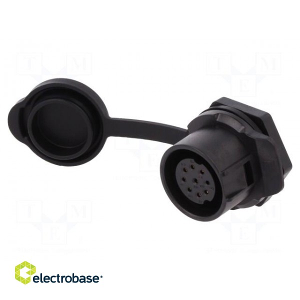 Socket | Connector: circular | size 20 | 02 | female | PIN: 9 | for latch фото 1