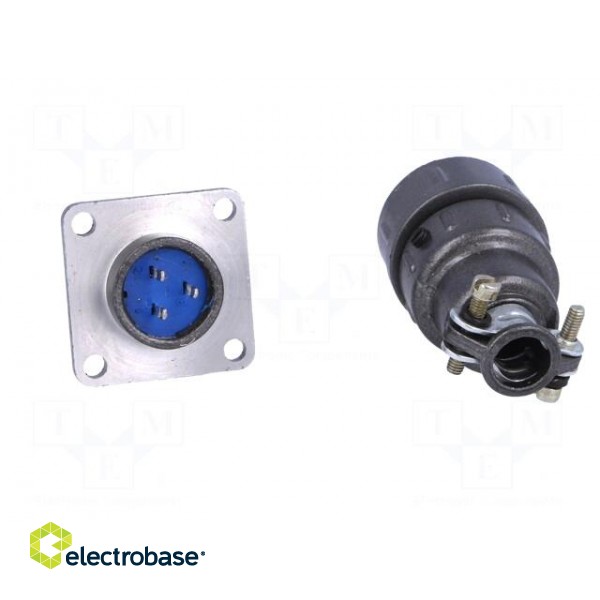 Socket,plug | Connector: circular | DS1110-06 | male,female | PIN: 3 фото 5