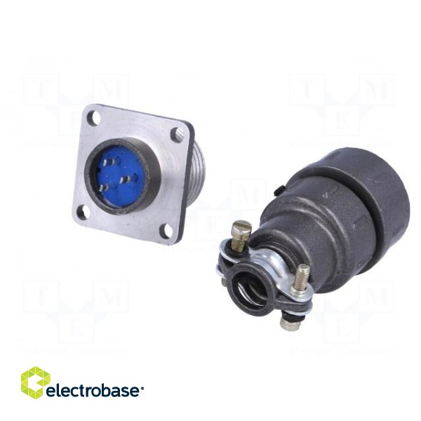 Connector: circular | socket,plug | DS1110-06 | male,female | PIN: 3 image 6