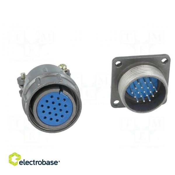Socket,plug | Connector: circular | DS1110-07 | male,female | PIN: 19 image 9