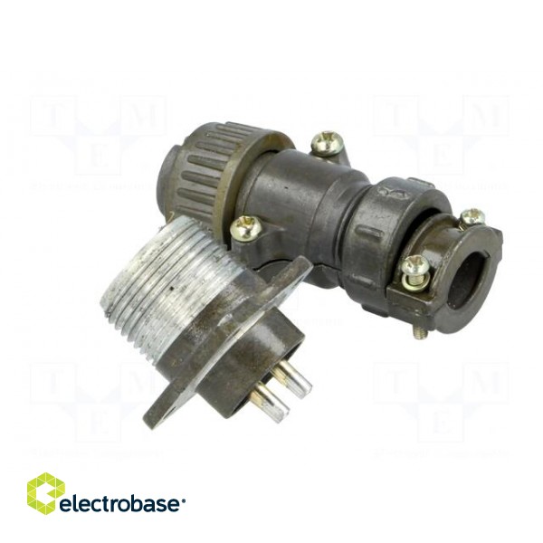 Socket,plug | Connector: circular | DS1110-08 | male,female | PIN: 4 image 4