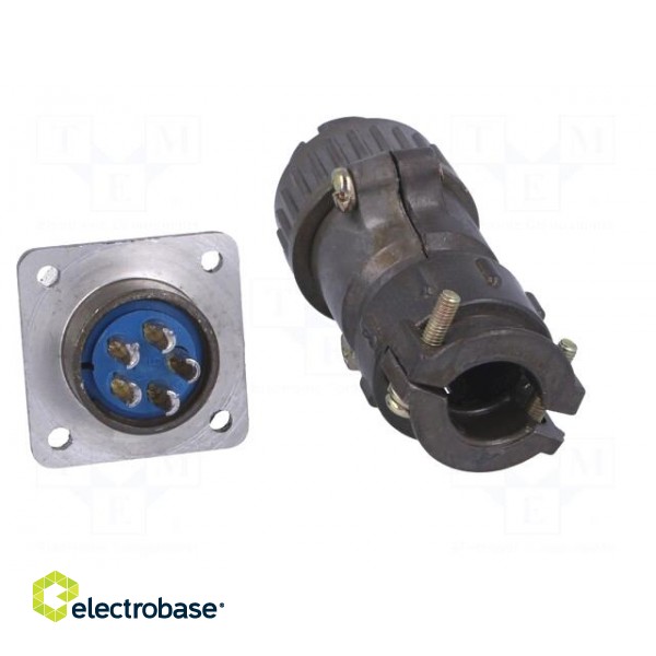 Connector: circular | socket,plug | DS1110-08 | male,female | PIN: 5 image 5