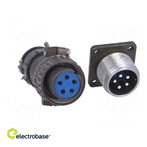 Connector: circular | socket,plug | DS1110-08 | male,female | PIN: 5 image 9