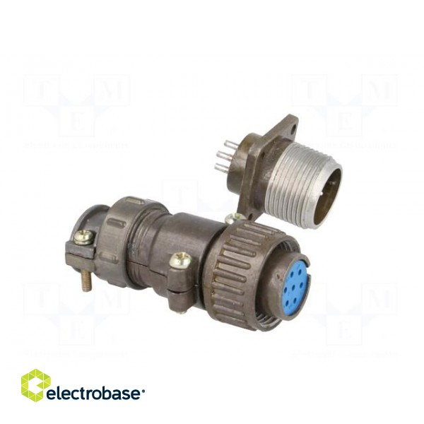 Socket,plug | Connector: circular | DS1110-08 | male,female | PIN: 7 image 8