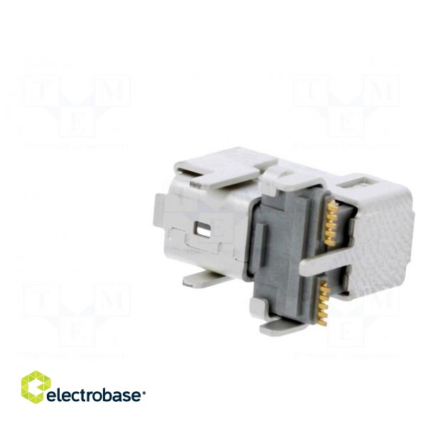 Connector: ix Industrial | socket | IX | male | PIN: 10 | B | gold-plated image 4