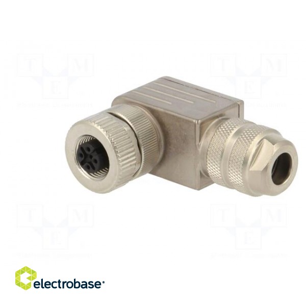 Connector: M12 | plug | 713 | female | PIN: 5 | shielded | gold-plated | 4A paveikslėlis 2