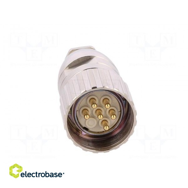 Connector: M23 | plug | 623 | male | PIN: 6 | unshielded | gold-plated | 20A фото 9