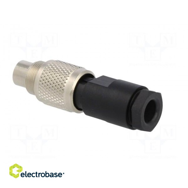 Connector: M9 | plug | male | Plating: gold-plated | 125V | IP67 | PIN: 3 image 4