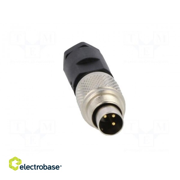 Connector: M9 | plug | male | Plating: gold-plated | 125V | IP67 | PIN: 3 image 9