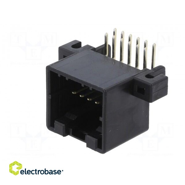 Connector: wire-board | .040 MULTILOCK | male | socket | on PCBs | THT фото 2
