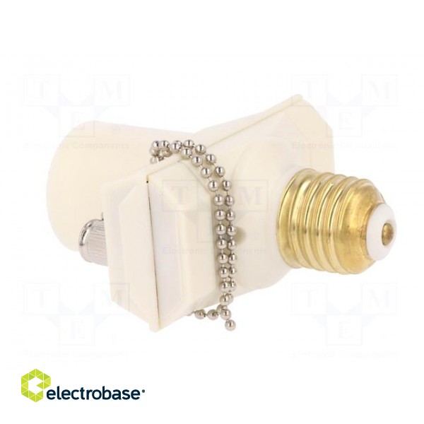 Connector: AC supply | adapter | 2P | 250VAC | 4A | white | screw-in фото 4