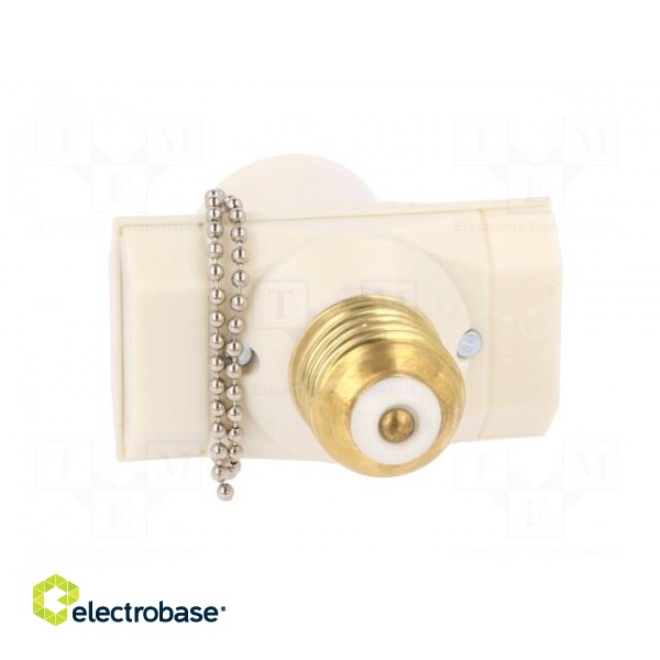 Connector: AC supply | adapter | 2P | 250VAC | 4A | white | screw-in фото 5