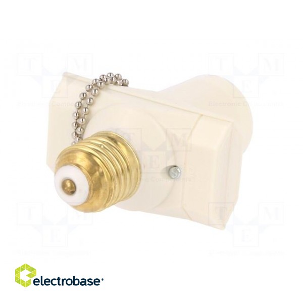 Connector: AC supply | adapter | 2P | 250VAC | 4A | white | screw-in фото 6