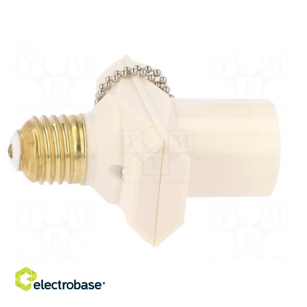 Connector: AC supply | adapter | 2P | 250VAC | 4A | white | screw-in фото 7