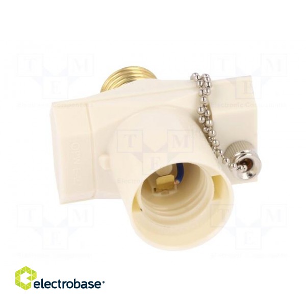 Connector: AC supply | adapter | 2P | 250VAC | 4A | white | screw-in image 9