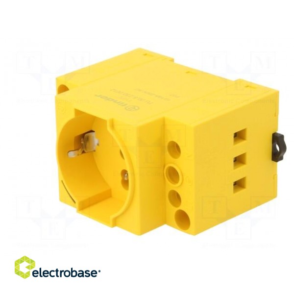 Connector: AC supply | female | socket | 250VAC | 16A | Type: with LED image 2
