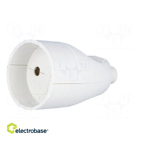Connector: AC supply | female | socket | 2P | 250VAC | 16A | Type: round фото 2